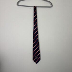Minnesota Twins Baseball Club Sports Necktie Blue Red Stripe 58.5” Long